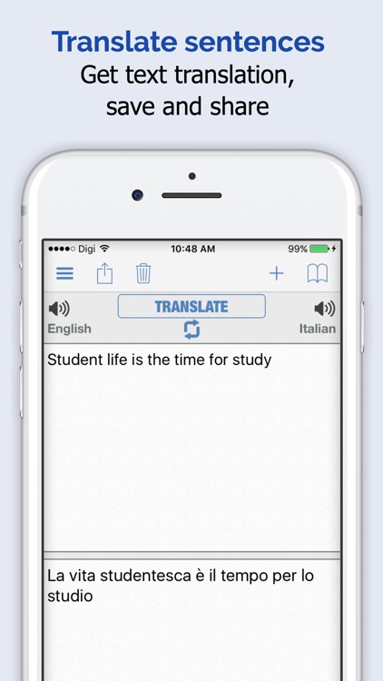 Italian Dictionary - English Italian Translator