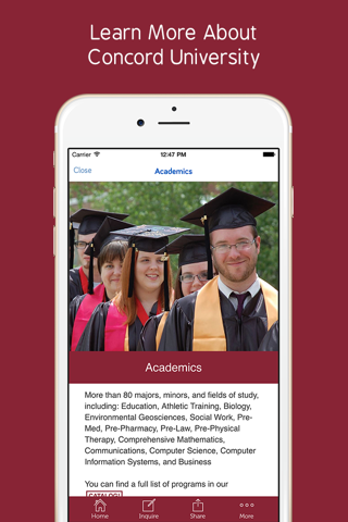 Concord University - Prospective Students App screenshot 3