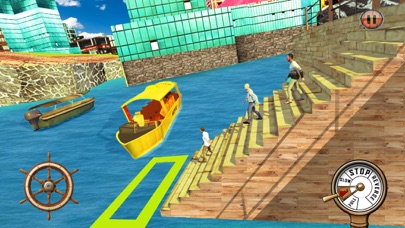 Passenger Boat driving Simulator 2017 screenshot 2