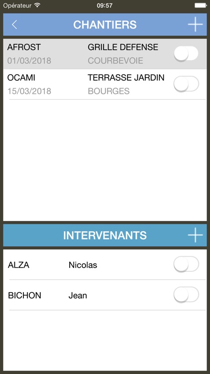 MetalContacts Suivi Chantier
