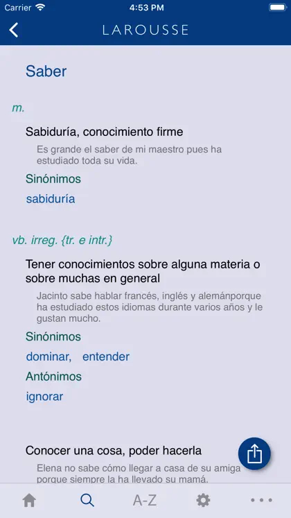 Larousse Básico de Español ekran görüntüsü 3 / 5
