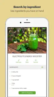 green smoothies by young & raw iphone screenshot 4