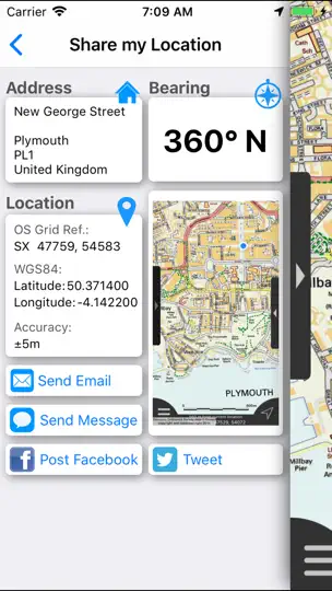 Screenshot von Dartmoor Maps Offline auf dem iPhone 9