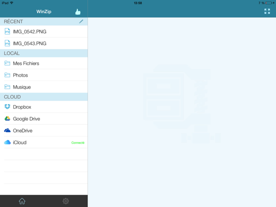 Screenshot #4 pour WinZip Pro: zip, unzip & rar