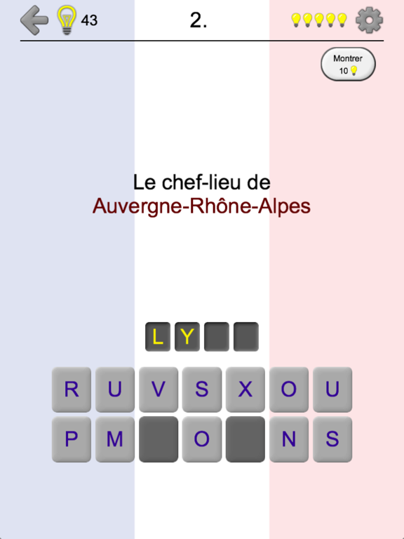 Screenshot #5 pour Les régions françaises - Quiz