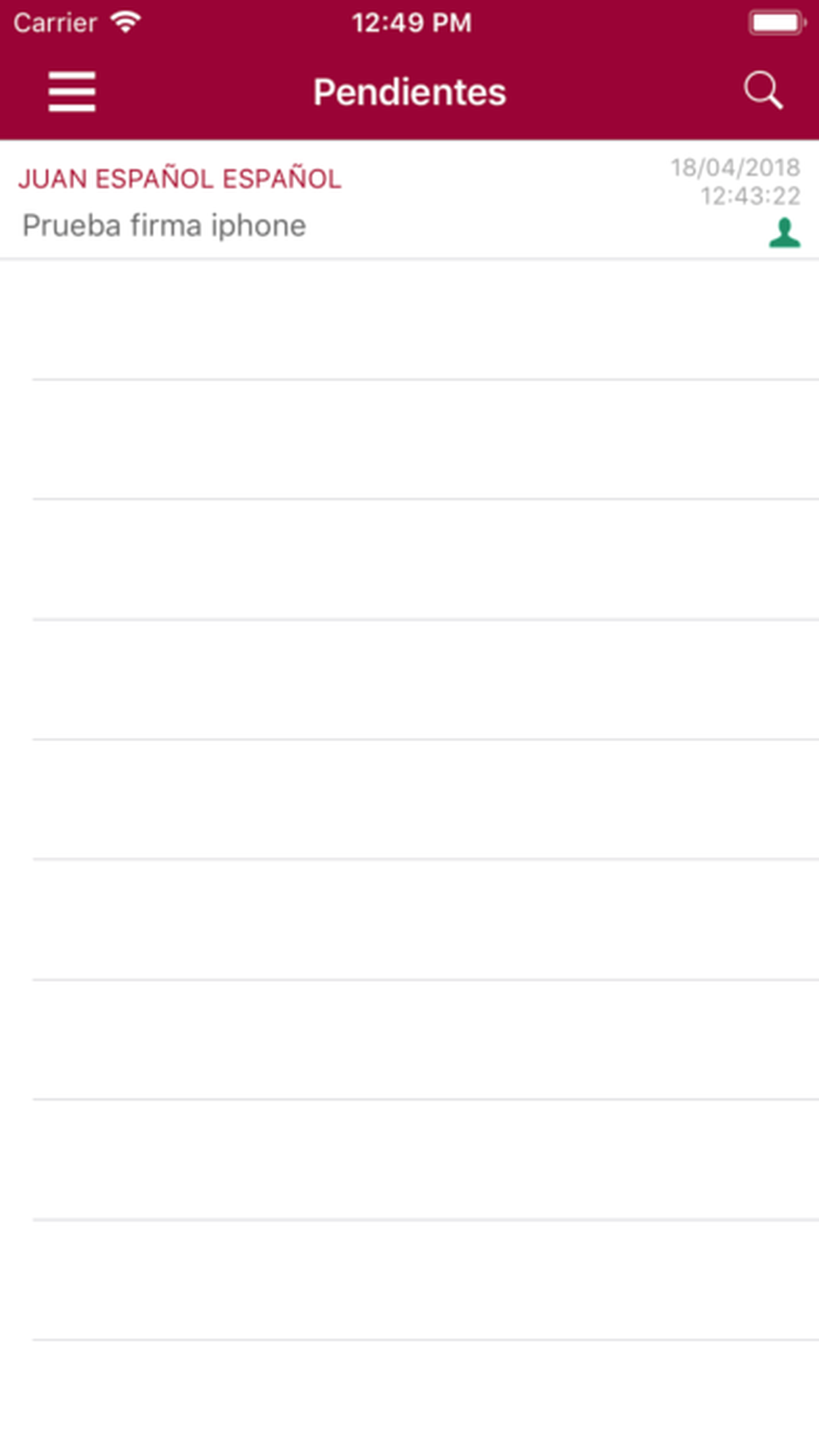Portafirmas CARM screenshot 4