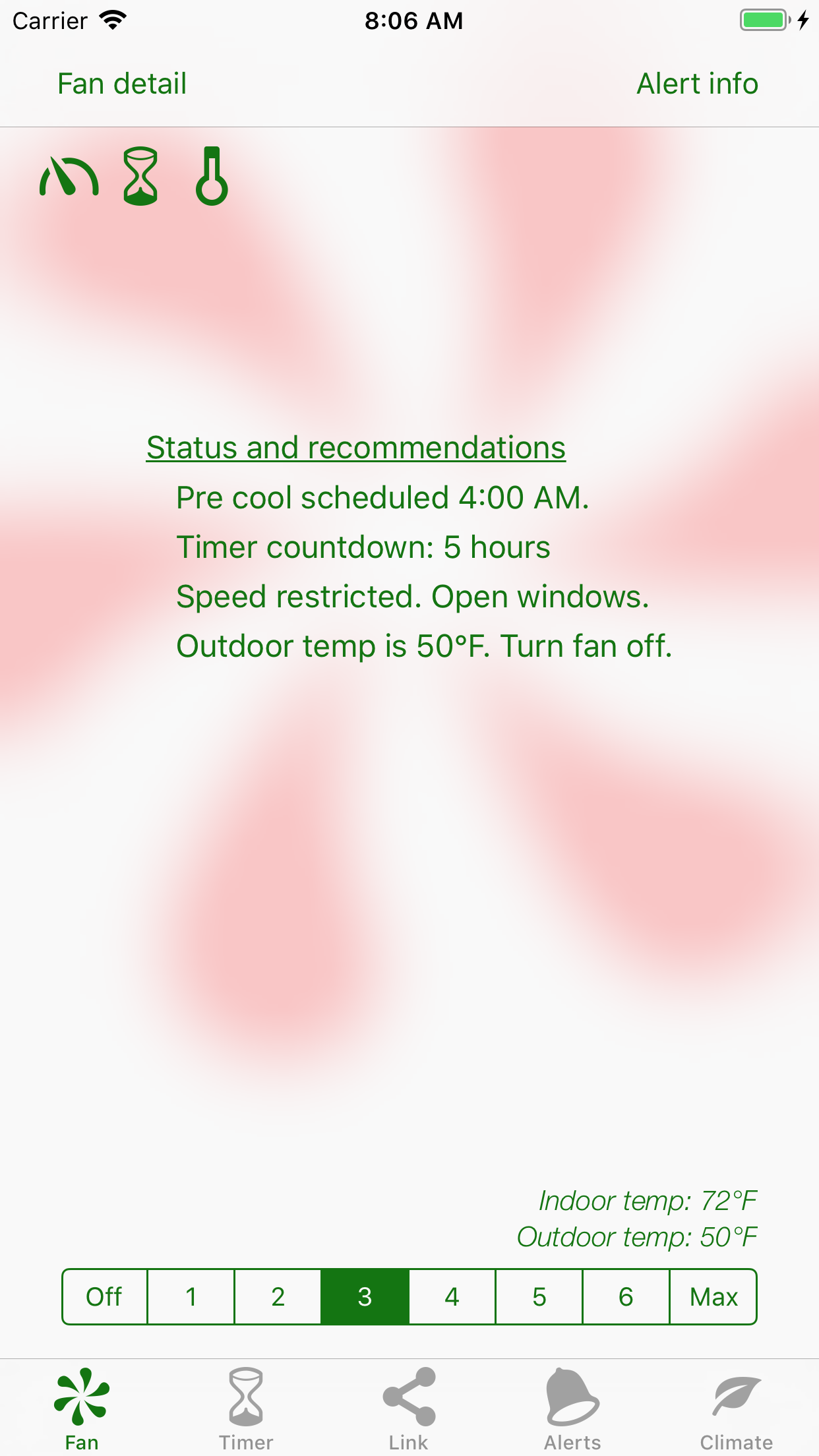 Airscape WH Fan Controller screenshot 2