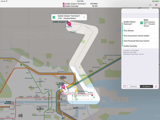 Screenshot #6 pour Dublin Rail Map Lite