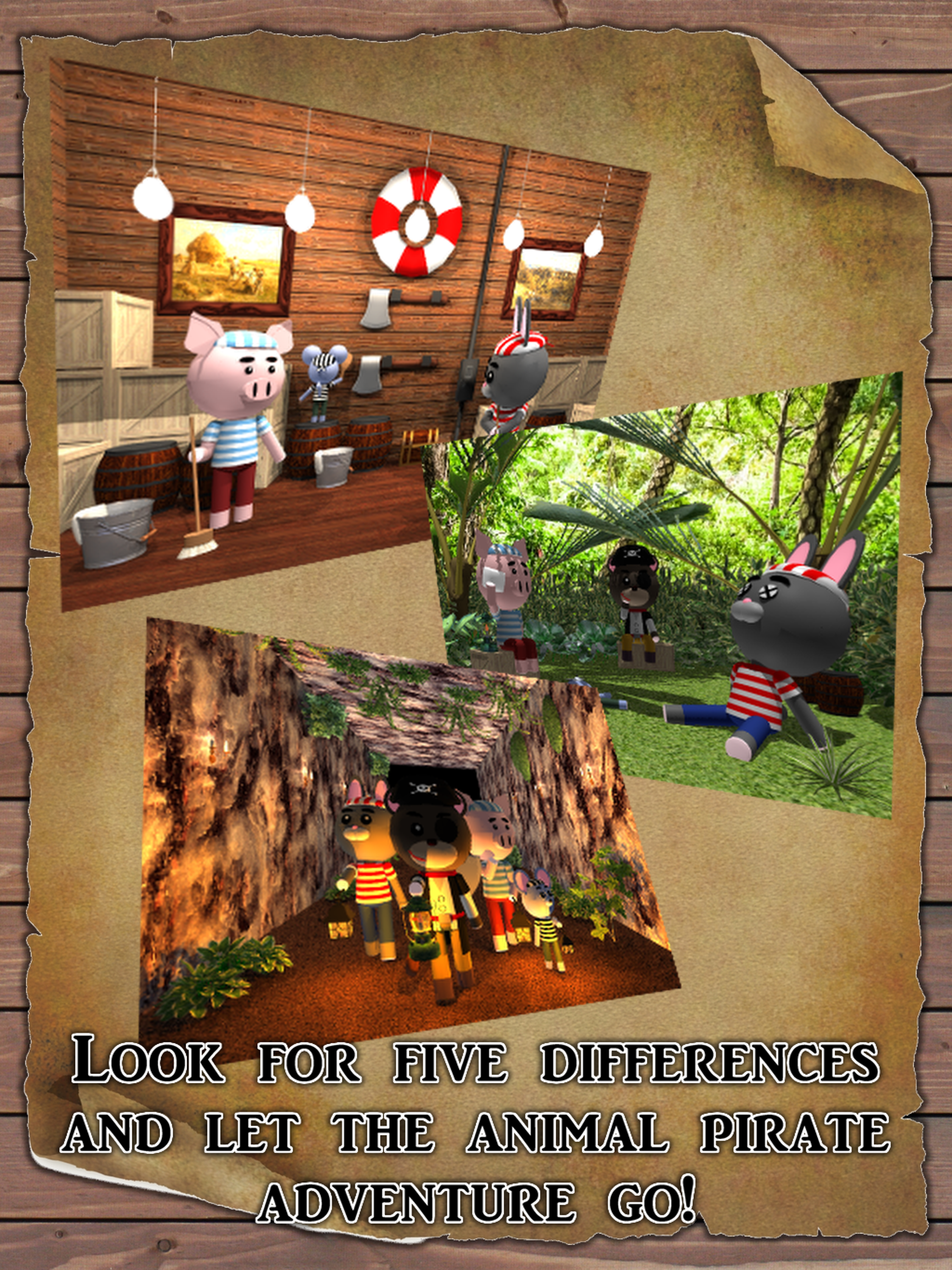 Pirate【Find the difference】
