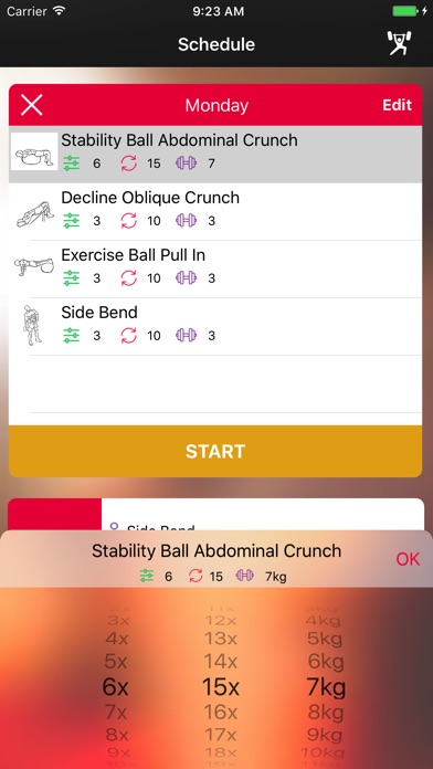 BestFit - Schedule your Exercises screenshot 3