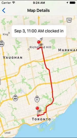 Breeze Clock GPS Time Tracker(圖4)-速報App