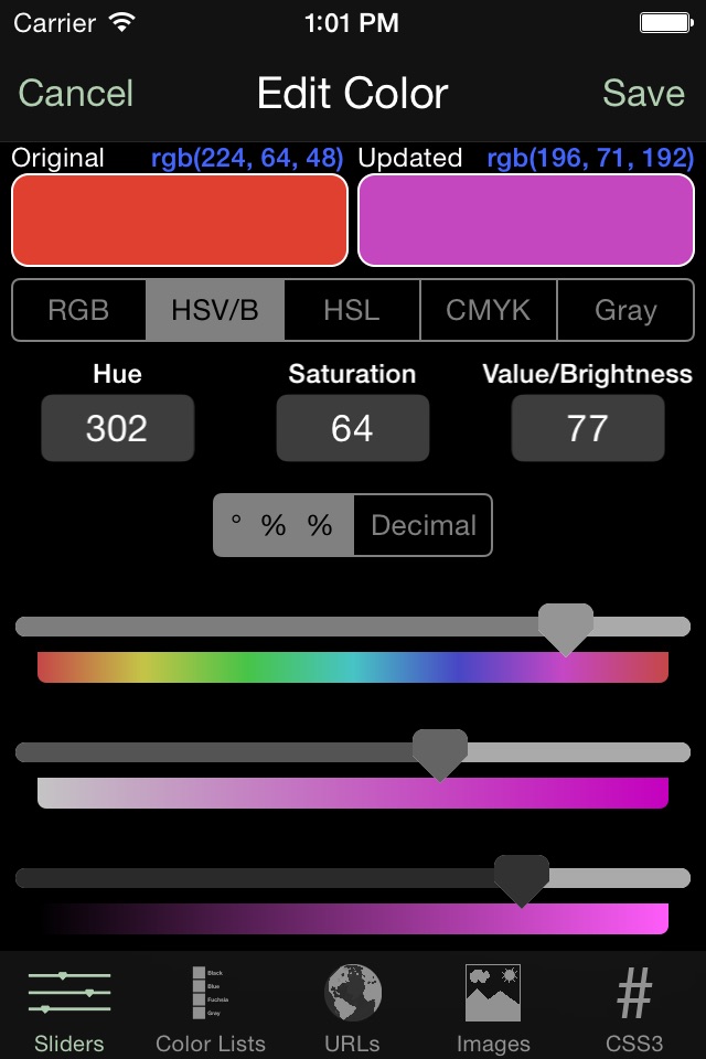 Palettes Pro screenshot 3