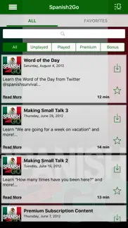 spanish 2 go iphone screenshot 2