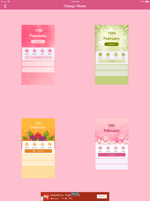 My Secret Diary With Lock iPad screenshot 5 - Lifestyle app