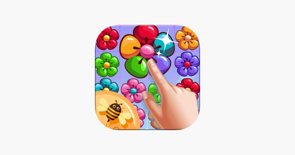 ‎Flowerz Garden Merging Link Color Match Puzzle on the App Store