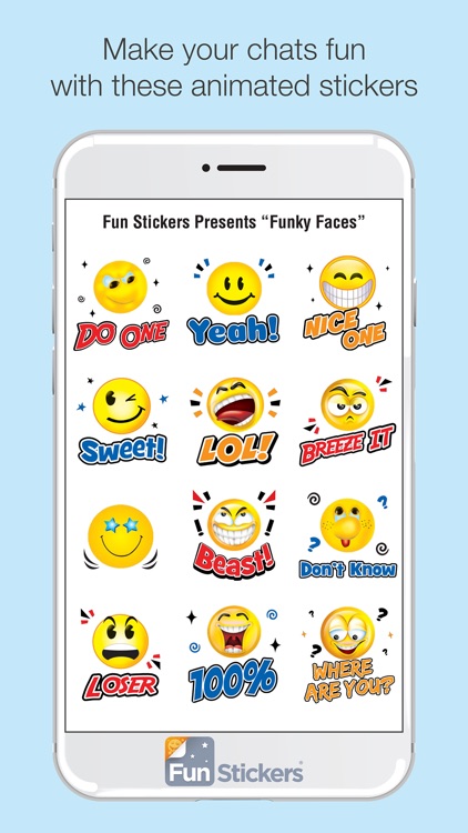 Funky Faces iSticker