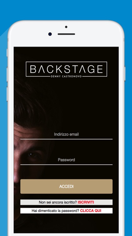 Backstage Denny Castronovo