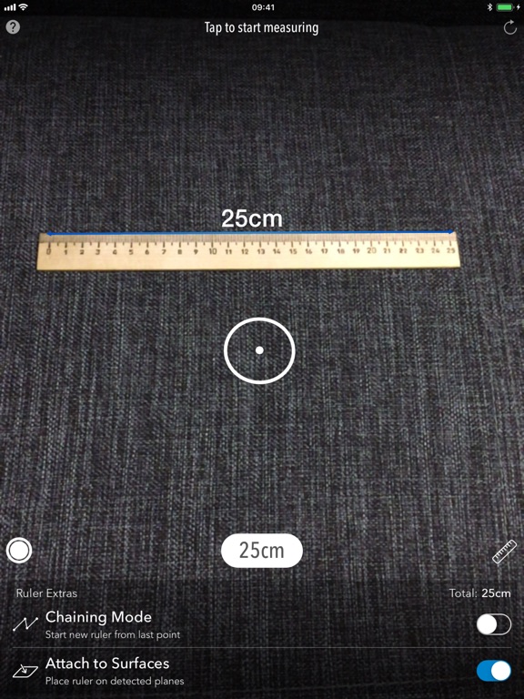 AR MeasureKit Screenshot