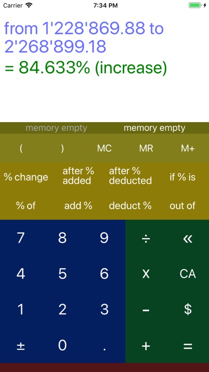 Percentage Calculator 7