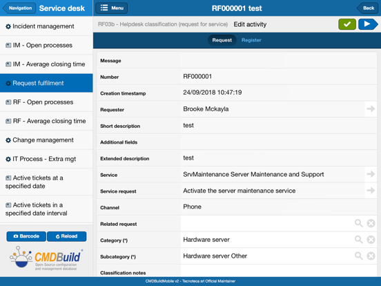 Screenshot #6 pour CMDBuildMobile v2