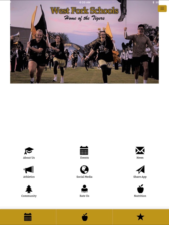 West Fork Tigers iPad screenshot 1 - Education app