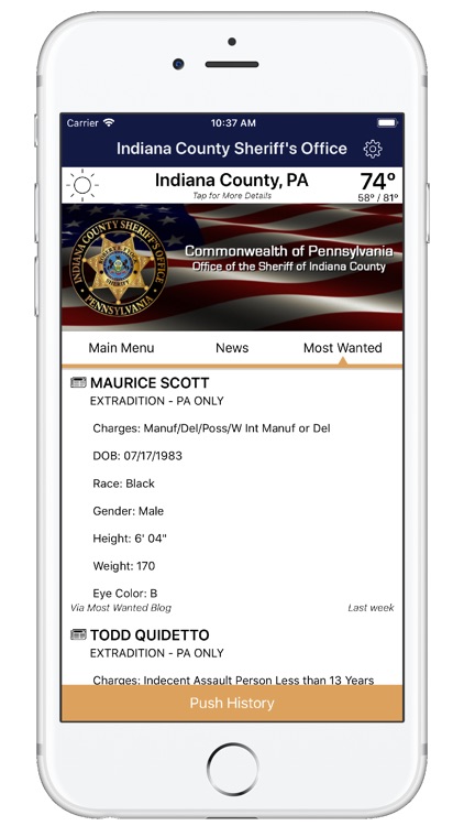 Indiana County PA Sheriff