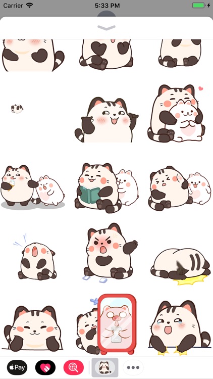 Sweety Cat Animated Stickers