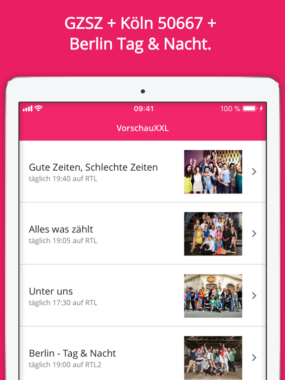 Screenshot #5 pour VorschauXXL.de Serien-Vorschau