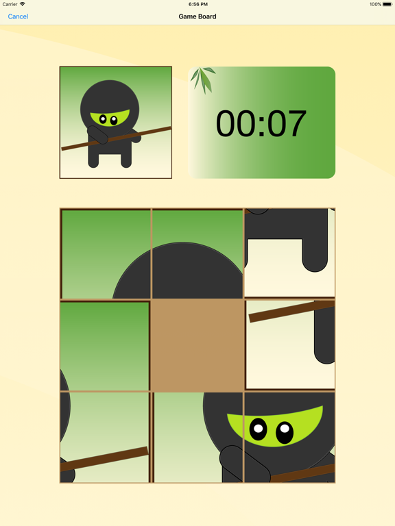 Ninja Puzzle iPad screenshot