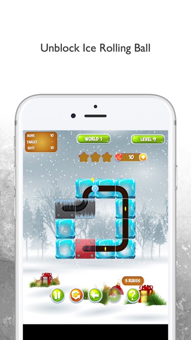 Unblock Ice Rolling Ball screenshot 4