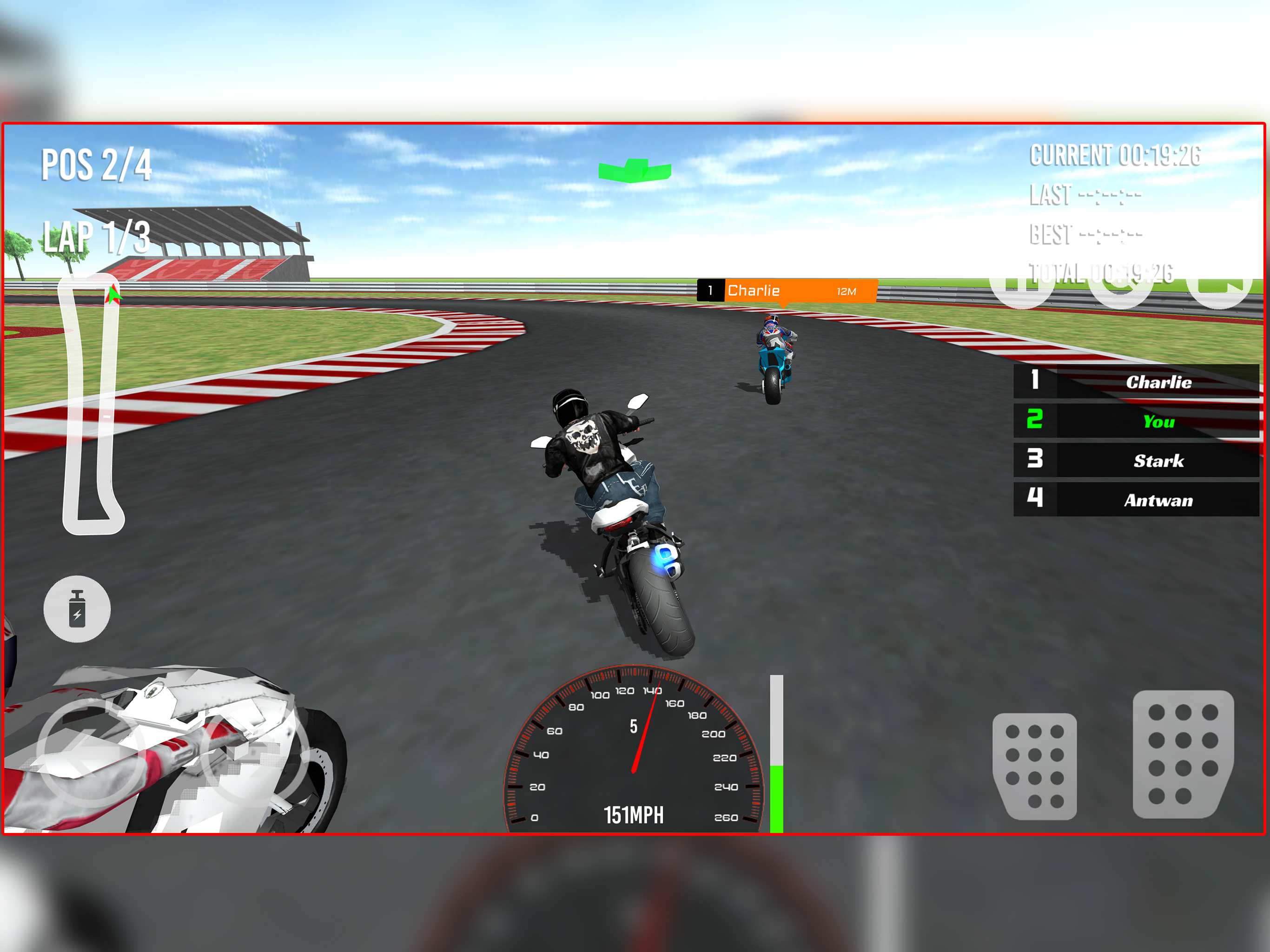 Crazy Moto Highway Rider