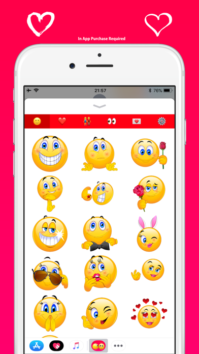 Screenshot #2 pour Emoji amour - Émoticône mignon