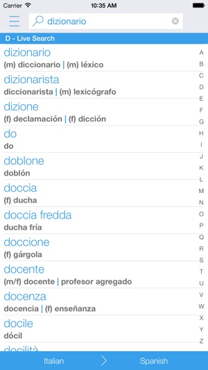 Dictionary Spanish Italian(圖1)-速報App