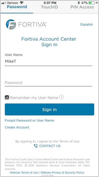 Fortiva Account Center screenshot 4
