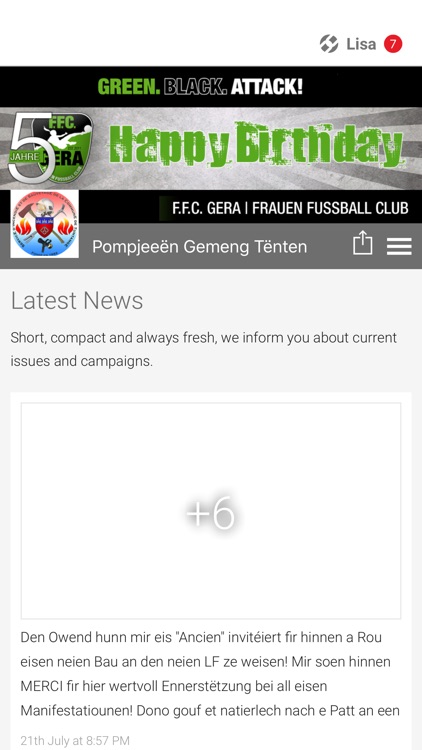 Pompjeeën Gemeng Tënten