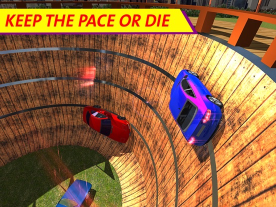 Well of Death Car Simulator iPad screenshot