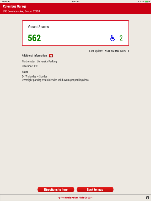 Screenshot #5 pour Q-Free Parking Finder