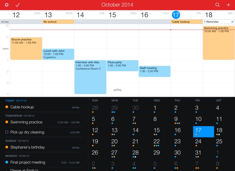 Fantastical 2 for iPad - Calendar and Reminders