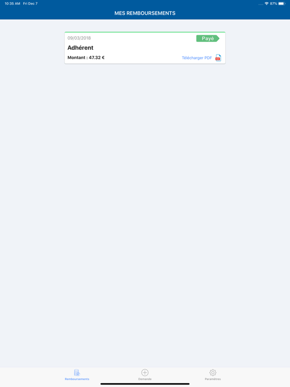 Screenshot #5 pour CFE & Moi - Remboursements
