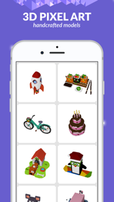 3d Voxel Art: Color by Number screenshot
