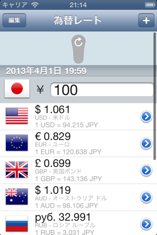 Currency converter - UpToDate screenshot 2