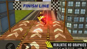 Impossible Stunt Moto Racer screenshot #2 for iPhone