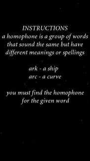 homophone iphone screenshot 1