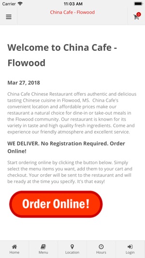 China Cafe Flowood(圖1)-速報App