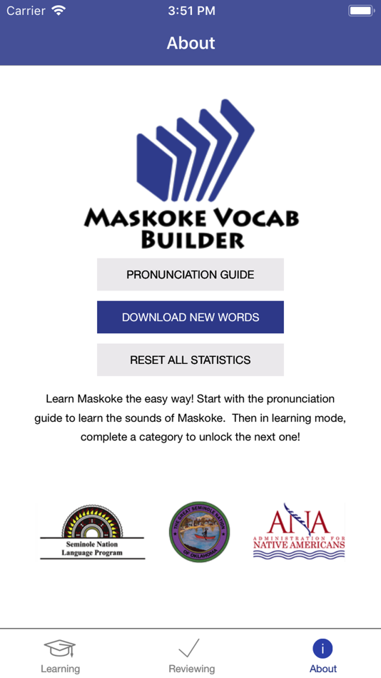 Maskoke Vocab Builder - 1.0 - (iOS)