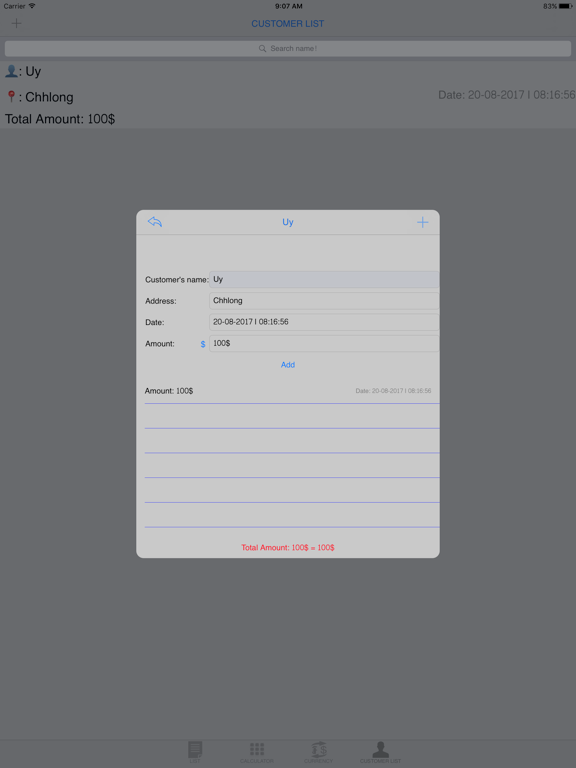 Shop Management Assistant iPad screenshot