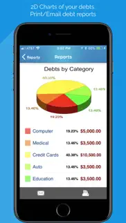 debt free - pay off your debt iphone screenshot 2