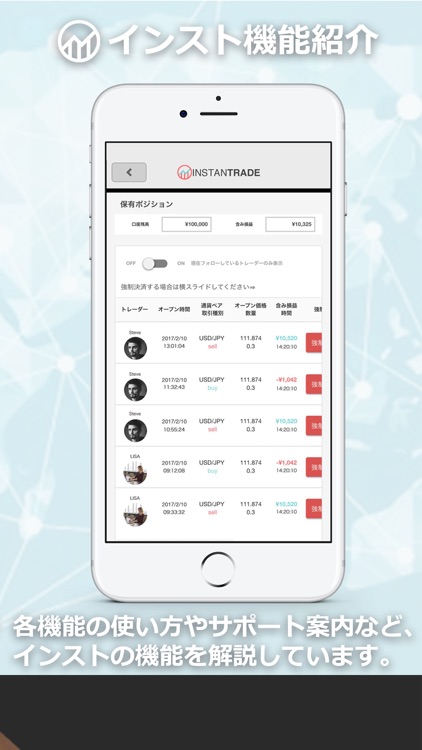 INSTANTRADE最新情報！フォローするだけの簡単FX screenshot-3