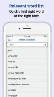 french dictionary elite iphone screenshot 2