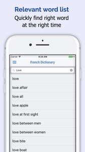 French Dictionary Elite screenshot #2 for iPhone